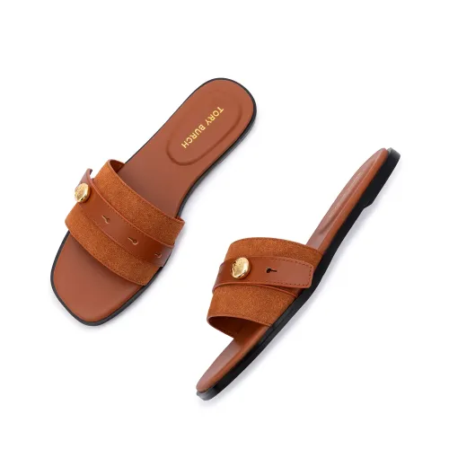 Cheap Tory Burch TB Slippers For Women #1392854 Replica Wholesale [$88.00 USD] [ITEM#1392854] on Replica Tory Burch TB Slippers