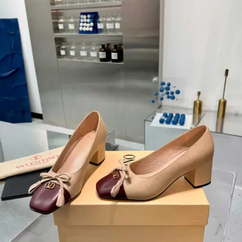 Cheap Valentino High-Heeled Shoes For Women #1392882 Replica Wholesale [$105.00 USD] [ITEM#1392882] on Replica Valentino High-Heeled Shoes