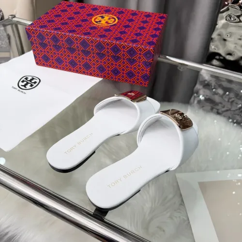 Cheap Tory Burch TB Slippers For Women #1392892 Replica Wholesale [$80.00 USD] [ITEM#1392892] on Replica Tory Burch TB Slippers
