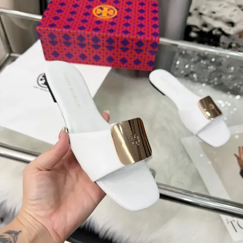 Cheap Tory Burch TB Slippers For Women #1392892 Replica Wholesale [$80.00 USD] [ITEM#1392892] on Replica Tory Burch TB Slippers