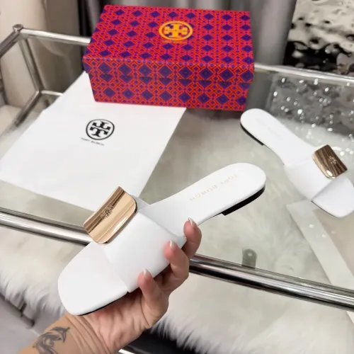 Cheap Tory Burch TB Slippers For Women #1392892 Replica Wholesale [$80.00 USD] [ITEM#1392892] on Replica Tory Burch TB Slippers