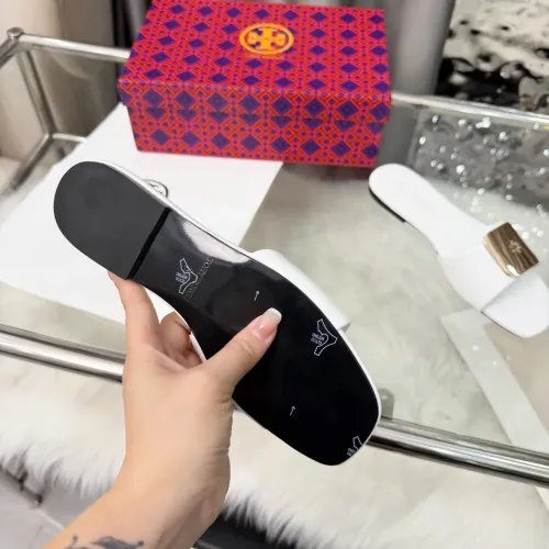 Cheap Tory Burch TB Slippers For Women #1392892 Replica Wholesale [$80.00 USD] [ITEM#1392892] on Replica Tory Burch TB Slippers