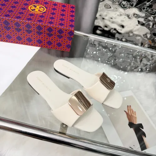 Cheap Tory Burch TB Slippers For Women #1392893 Replica Wholesale [$80.00 USD] [ITEM#1392893] on Replica Tory Burch TB Slippers