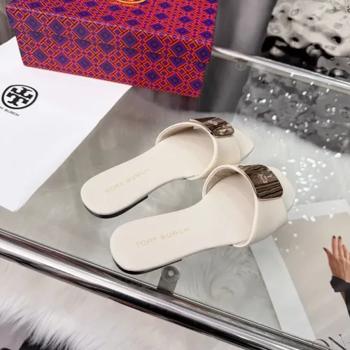 Cheap Tory Burch TB Slippers For Women #1392893 Replica Wholesale [$80.00 USD] [ITEM#1392893] on Replica Tory Burch TB Slippers