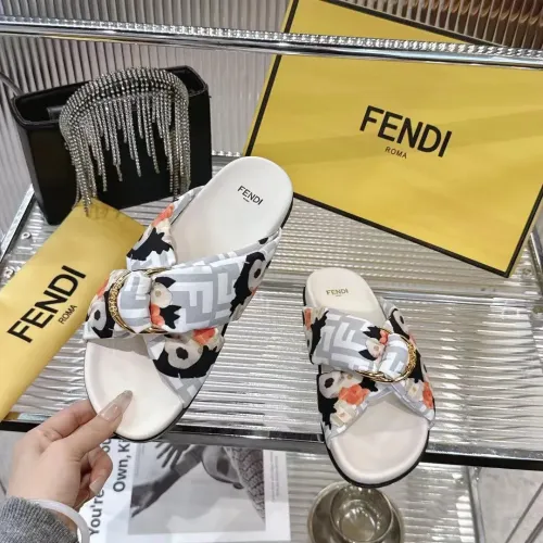 Cheap Fendi Slippers For Women #1392896 Replica Wholesale [$80.00 USD] [ITEM#1392896] on Replica Fendi Slippers