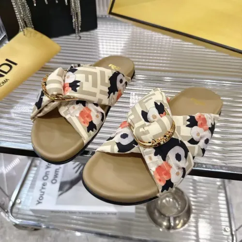 Cheap Fendi Slippers For Women #1392897 Replica Wholesale [$80.00 USD] [ITEM#1392897] on Replica Fendi Slippers