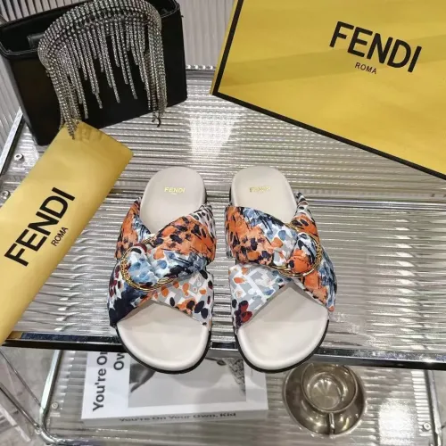 Cheap Fendi Slippers For Women #1392900 Replica Wholesale [$80.00 USD] [ITEM#1392900] on Replica Fendi Slippers