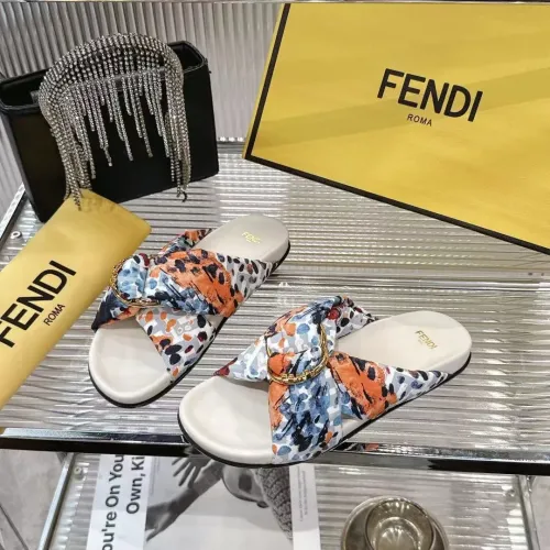 Cheap Fendi Slippers For Women #1392900 Replica Wholesale [$80.00 USD] [ITEM#1392900] on Replica Fendi Slippers