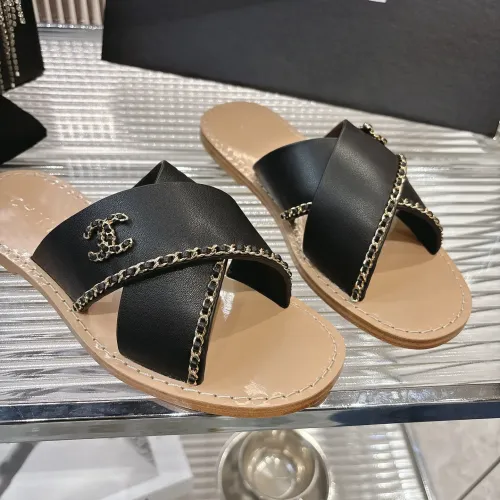 Cheap Chanel Slippers For Women #1392905 Replica Wholesale [$98.00 USD] [ITEM#1392905] on Replica Chanel Slippers