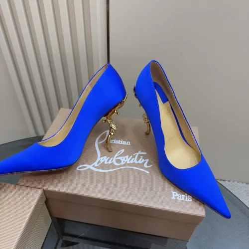 Cheap Christian Louboutin High-heeled shoes For Women #1392916 Replica Wholesale [$162.00 USD] [ITEM#1392916] on Replica Christian Louboutin High-heeled shoes