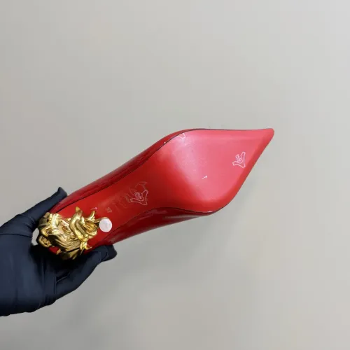 Cheap Christian Louboutin High-heeled shoes For Women #1392921 Replica Wholesale [$162.00 USD] [ITEM#1392921] on Replica Christian Louboutin High-heeled shoes