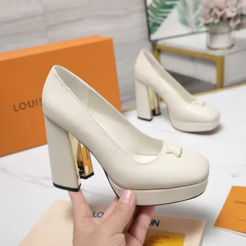 Cheap Louis Vuitton High-Heeled Shoes For Women #1392924 Replica Wholesale [$125.00 USD] [ITEM#1392924] on Replica Louis Vuitton High-Heeled Shoes