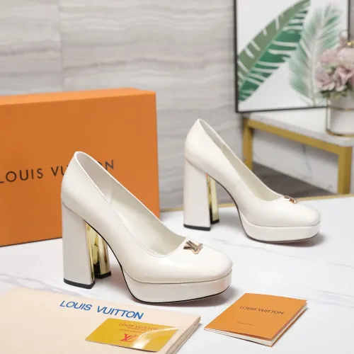 Cheap Louis Vuitton High-Heeled Shoes For Women #1392927 Replica Wholesale [$125.00 USD] [ITEM#1392927] on Replica Louis Vuitton High-Heeled Shoes