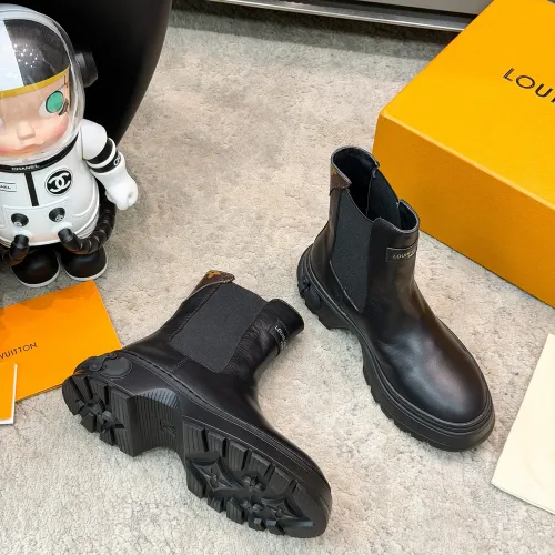 Cheap Louis Vuitton Boots For Women #1392941 Replica Wholesale [$115.00 USD] [ITEM#1392941] on Replica Louis Vuitton Boots