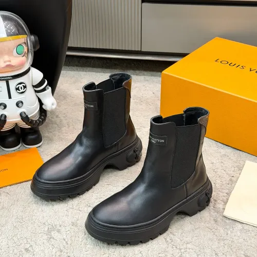 Cheap Louis Vuitton Boots For Women #1392941 Replica Wholesale [$115.00 USD] [ITEM#1392941] on Replica Louis Vuitton Boots