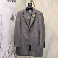 Cheap Versace Coats Long Sleeved For Men #1381958 Replica Wholesale [$314.05 USD] [ITEM#1381958] on Replica Versace Coats
