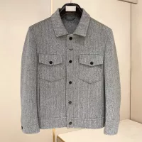 Cheap Prada Coat Long Sleeved For Men #1381960 Replica Wholesale [$205.00 USD] [ITEM#1381960] on Replica Prada Coat