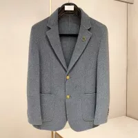 Cheap Versace Coats Long Sleeved For Men #1381962 Replica Wholesale [$247.93 USD] [ITEM#1381962] on Replica Versace Coats