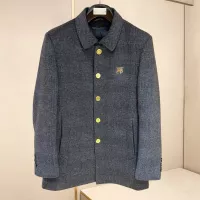 Cheap Burberry Coats Long Sleeved For Men #1381968 Replica Wholesale [$294.21 USD] [ITEM#1381968] on Replica Burberry Coats