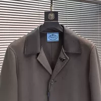 Cheap Prada Coat Long Sleeved For Men #1381978 Replica Wholesale [$347.11 USD] [ITEM#1381978] on Replica Prada Coat