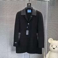 Cheap Prada Coat Long Sleeved For Men #1381979 Replica Wholesale [$347.11 USD] [ITEM#1381979] on Replica Prada Coat