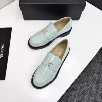 Cheap Chanel Leather Shoes For Women #1382034 Replica Wholesale [$125.00 USD] [ITEM#1382034] on Replica Chanel Leather Shoes