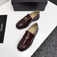 Cheap Chanel Leather Shoes For Women #1382035 Replica Wholesale [$125.00 USD] [ITEM#1382035] on Replica Chanel Leather Shoes
