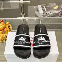 Cheap Dolce &amp; Gabbana D&amp;G Slippers For Men #1382059 Replica Wholesale [$48.00 USD] [ITEM#1382059] on Replica Dolce &amp; Gabbana D&amp;G Slippers