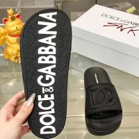 Cheap Dolce &amp; Gabbana D&amp;G Slippers For Men #1382061 Replica Wholesale [$48.00 USD] [ITEM#1382061] on Replica Dolce &amp; Gabbana D&amp;G Slippers
