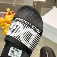 Cheap Dolce &amp; Gabbana D&amp;G Slippers For Men #1382062 Replica Wholesale [$48.00 USD] [ITEM#1382062] on Replica Dolce &amp; Gabbana D&amp;G Slippers