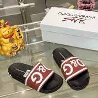 Cheap Dolce &amp; Gabbana D&amp;G Slippers For Men #1382063 Replica Wholesale [$48.00 USD] [ITEM#1382063] on Replica Dolce &amp; Gabbana D&amp;G Slippers