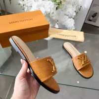 Cheap Louis Vuitton Slippers For Women #1382287 Replica Wholesale [$82.00 USD] [ITEM#1382287] on Replica Louis Vuitton Slippers