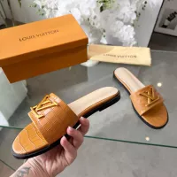 Cheap Louis Vuitton Slippers For Women #1382287 Replica Wholesale [$82.00 USD] [ITEM#1382287] on Replica Louis Vuitton Slippers