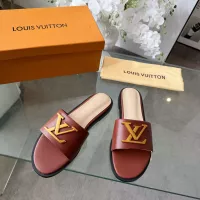 Cheap Louis Vuitton Slippers For Women #1382289 Replica Wholesale [$82.00 USD] [ITEM#1382289] on Replica Louis Vuitton Slippers