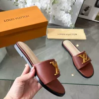 Cheap Louis Vuitton Slippers For Women #1382289 Replica Wholesale [$82.00 USD] [ITEM#1382289] on Replica Louis Vuitton Slippers