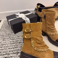 Cheap Chanel Boots For Women #1382310 Replica Wholesale [$145.00 USD] [ITEM#1382310] on Replica Chanel Boots