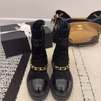 Cheap Chanel Boots For Women #1382312 Replica Wholesale [$145.00 USD] [ITEM#1382312] on Replica Chanel Boots