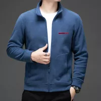 Cheap Prada Jackets Long Sleeved For Men #1382702 Replica Wholesale [$64.00 USD] [ITEM#1382702] on Replica Prada Jackets