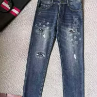 Cheap Louis Vuitton LV Jeans For Men #1382851 Replica Wholesale [$68.00 USD] [ITEM#1382851] on Replica Louis Vuitton LV Jeans