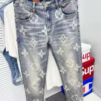 Cheap Louis Vuitton LV Jeans For Men #1382871 Replica Wholesale [$68.00 USD] [ITEM#1382871] on Replica Louis Vuitton LV Jeans