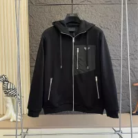 Cheap Prada Hoodies Long Sleeved For Men #1383564 Replica Wholesale [$92.00 USD] [ITEM#1383564] on Replica Prada Hoodies