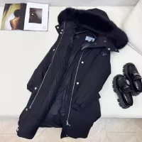 Cheap Prada Down Feather Coat Long Sleeved For Women #1383809 Replica Wholesale [$257.85 USD] [ITEM#1383809] on Replica Prada Down Feather Coat