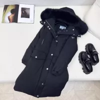 Cheap Prada Down Feather Coat Long Sleeved For Women #1383809 Replica Wholesale [$257.85 USD] [ITEM#1383809] on Replica Prada Down Feather Coat
