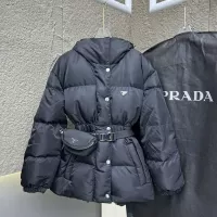 Cheap Prada Down Feather Coat Long Sleeved For Women #1383810 Replica Wholesale [$182.00 USD] [ITEM#1383810] on Replica Prada Down Feather Coat