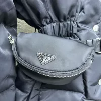 Cheap Prada Down Feather Coat Long Sleeved For Women #1383810 Replica Wholesale [$182.00 USD] [ITEM#1383810] on Replica Prada Down Feather Coat