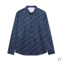 Cheap Christian Dior Shirts Long Sleeved For Men #1383840 Replica Wholesale [$39.00 USD] [ITEM#1383840] on Replica Christian Dior Shirts