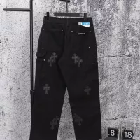 Cheap Chrome Hearts Jeans For Men #1384171 Replica Wholesale [$68.00 USD] [ITEM#1384171] on Replica Chrome Hearts Jeans