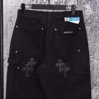 Cheap Chrome Hearts Jeans For Men #1384171 Replica Wholesale [$68.00 USD] [ITEM#1384171] on Replica Chrome Hearts Jeans