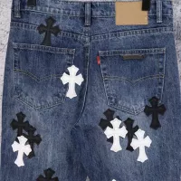 Cheap Chrome Hearts Jeans For Men #1384173 Replica Wholesale [$64.00 USD] [ITEM#1384173] on Replica Chrome Hearts Jeans