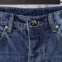 Cheap Chrome Hearts Jeans For Men #1384173 Replica Wholesale [$64.00 USD] [ITEM#1384173] on Replica Chrome Hearts Jeans